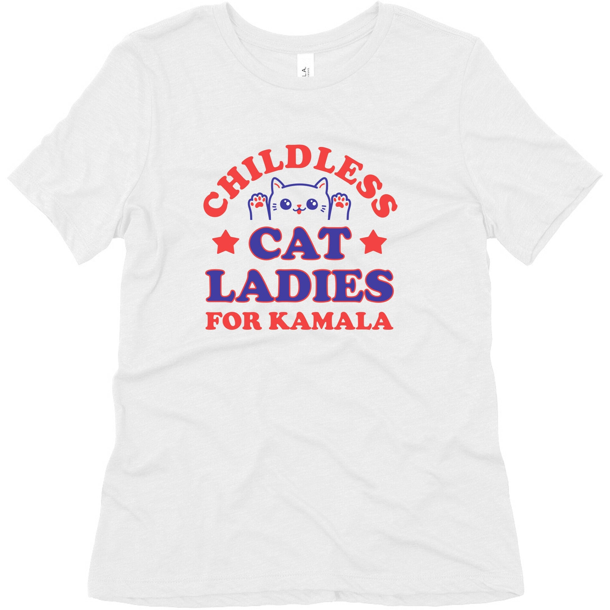 Childless Cat Ladies for Kamala Womens Triblend Tee